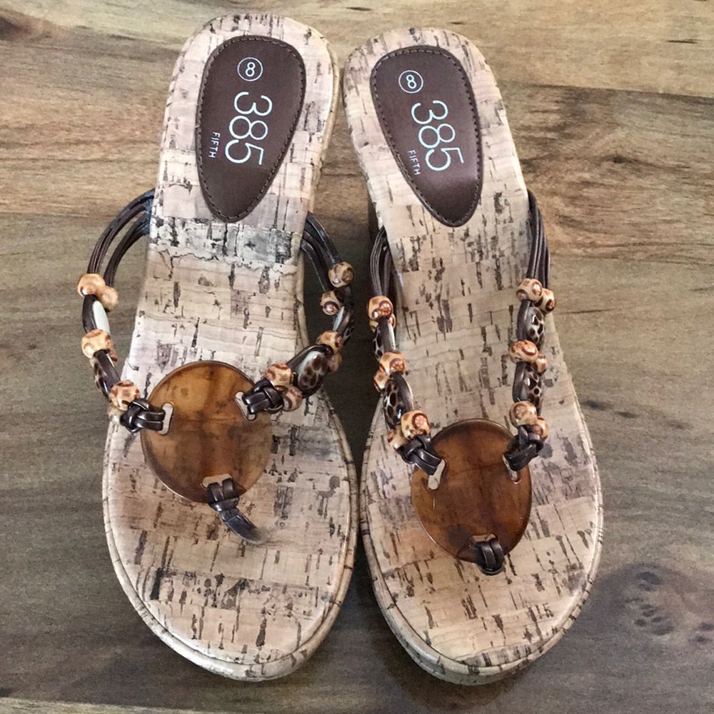 Woman’s heeled sandals